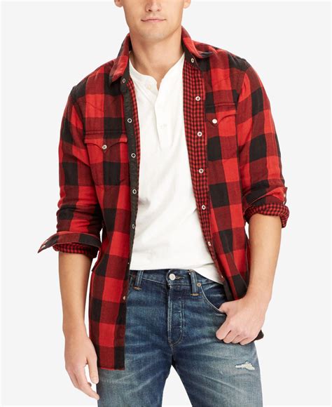 ralph lauren flannel sale.